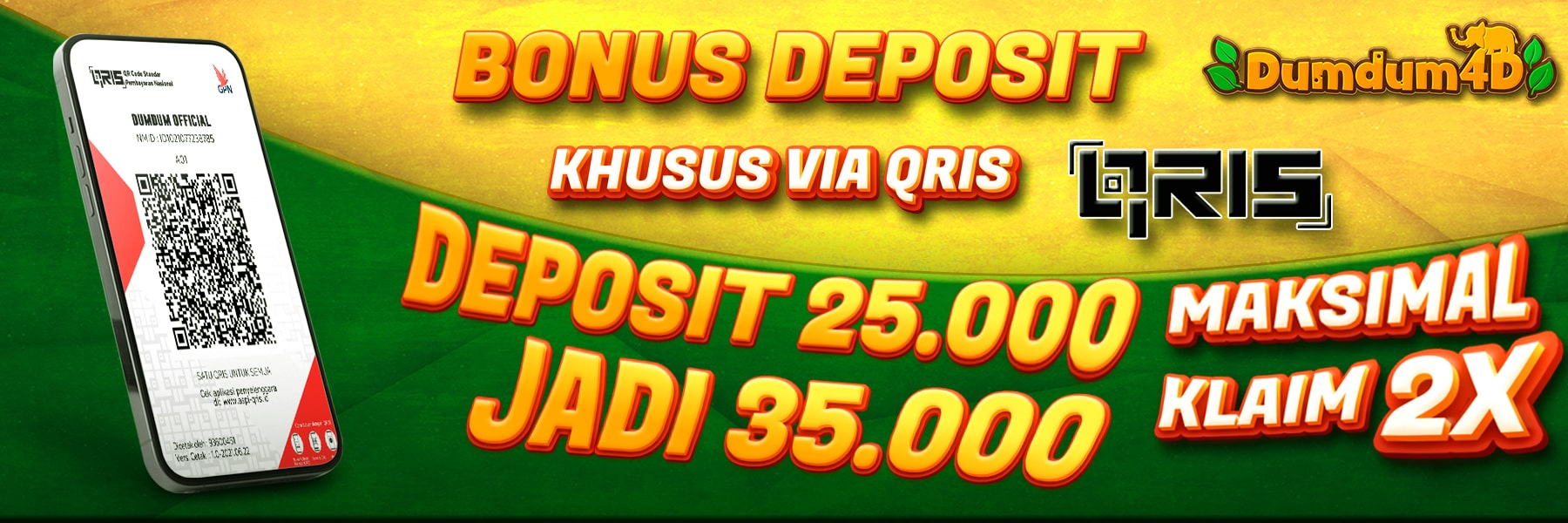 Promo QRIS DUMDUM4D